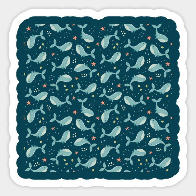 Sea print Sticker by DanielK